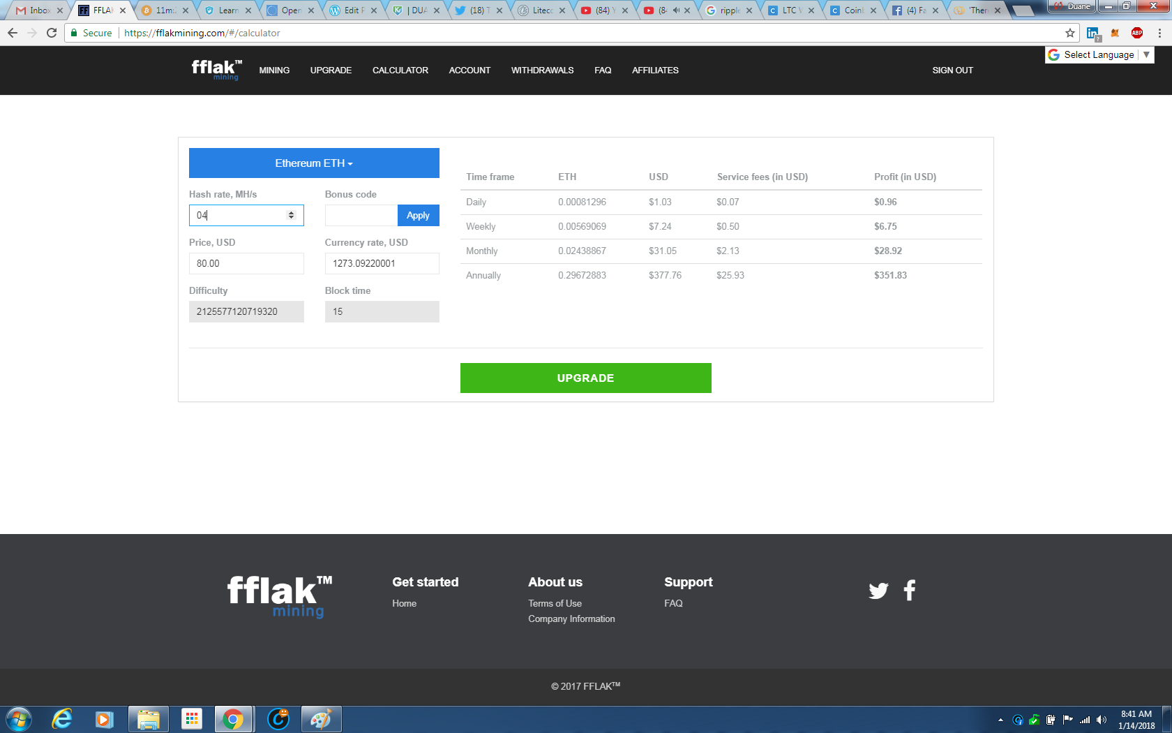 ScreenShot - FFLAK ETH Calculator- 03#1141018